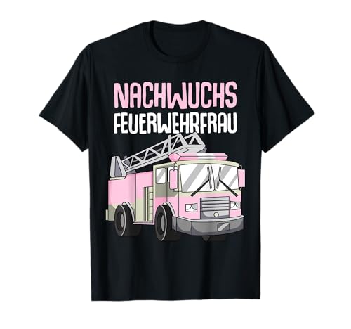 Feuerwehr Mädchen Nachwuchs Feuerwehrfrau Kinder T-Shirt von Jugendfeuerwehr & Freiwillige Feuerwehr Geschenke