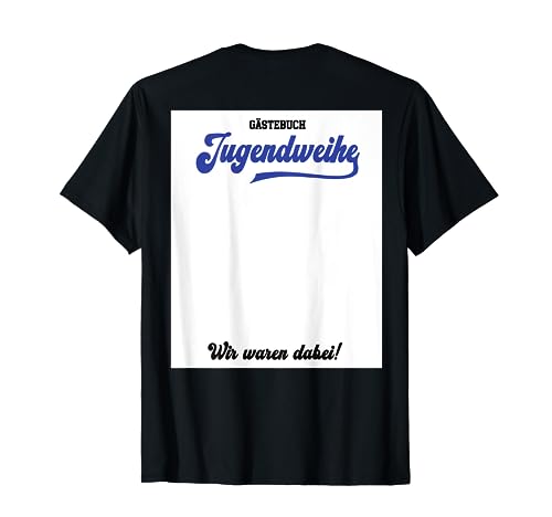 Gästebuch Jugendweihe Ideen Party Zubehör Jungen Jugendfeier T-Shirt von Jugendweihe Geschenke Lustig Geschenkideen Junge