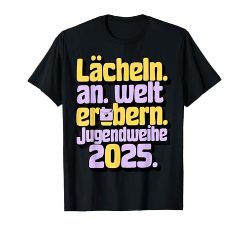 Lustige Jugendweihe 2025 Geschenke Mädchen T-Shirt Lustige Jugendweihe 2025 Geschenke Mädchen T-Shirt von Jugendweihe Geschenke Mädchen Gästebuch