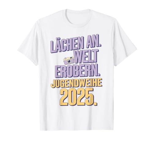 Lustige Jugendweihe 2025 Geschenke Mädchen T-Shirt Lustige Jugendweihe 2025 Geschenke Mädchen T-Shirt von Jugendweihe Geschenke Mädchen Gästebuch