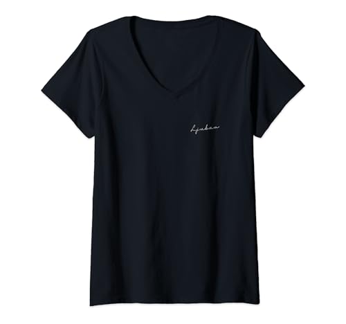 Damen Ljubav Kroatisch Liebe Schrift Weiblich Dezent Yugo Geliebte T-Shirt mit V-Ausschnitt Damen Ljubav Kroatisch Liebe Schrift Weiblich Dezent Yugo Geliebte T-Shirt mit V-Ausschnitt von Jugo ljubav - Kroatien Croatia ich bin liebevoll