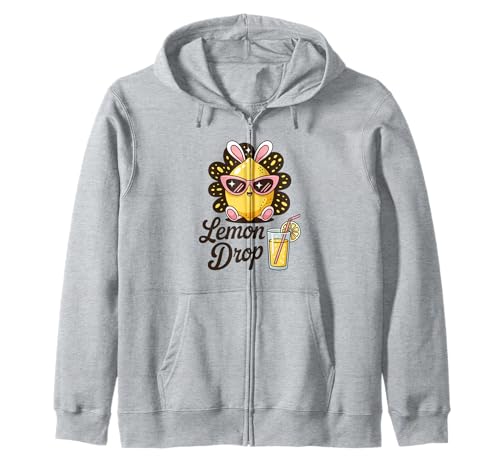 Lustiger Zitronen-Tropfen-Spruch Cute Citrus Bunny Humor Damen Herren Kapuzenjacke Lustiger Zitronen-Tropfen-Spruch Cute Citrus Bunny Humor Damen Herren Kapuzenjacke von Juice Lover Summer Drink Retro Cartoon Vibe