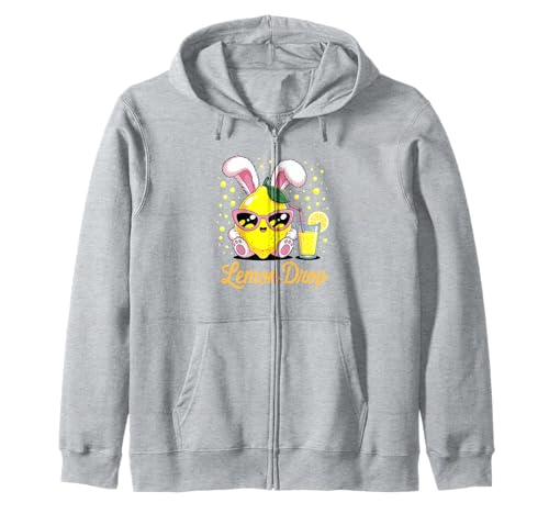 Lustiger Zitronen-Tropfen-Spruch Cute Citrus Bunny Humor Damen Herren Kapuzenjacke Lustiger Zitronen-Tropfen-Spruch Cute Citrus Bunny Humor Damen Herren Kapuzenjacke von Juice Lover Summer Drink Retro Cartoon Vibe