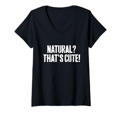 Damen Natürlich, das sind süße Fitnessstudios T-Shirt mit V-Ausschnitt Damen Natürlich, das sind süße Fitnessstudios T-Shirt mit V-Ausschnitt von Juiced Up Apparel