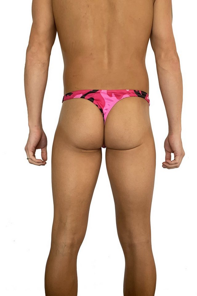 Juicee Peach Slip Juicee Peach Men G-String Pink Army L (1-St) von Juicee Peach