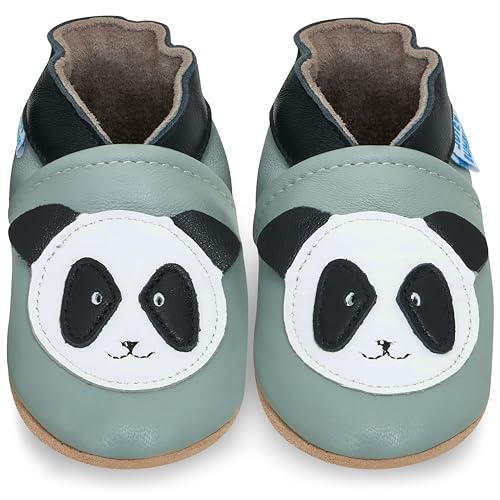 Juicy Bumbles Lauflernschuhe Jungen Krabbelschuhe Baby Schuhe 2-3 Jahre Panda von Juicy Bumbles