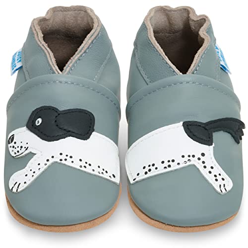 Juicy Bumbles Lauflernschuhe Jungen Krabbelschuhe Babyschuhe/Harry Hund 2-3 Jahre (Größe 26) von Juicy Bumbles