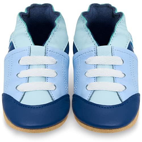 Juicy Bumbles Lauflernschuhe Jungen Krabbelschuhe Baby Schuhe 12-18 Monate Blaue Trainer von Juicy Bumbles