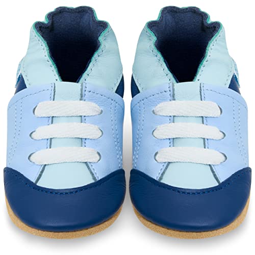 Juicy Bumbles Lauflernschuhe Jungen Krabbelschuhe Baby Schuhe 6-12 Monate Blaue Trainer von Juicy Bumbles