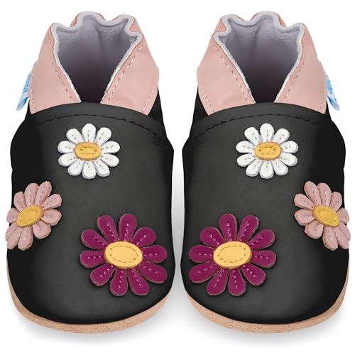 Juicy Bumbles Lauflernschuhe Mädchen Krabbelschuhe Baby Hausschuhe Babyschuhe 2-3 Jahre Blumen von Juicy Bumbles