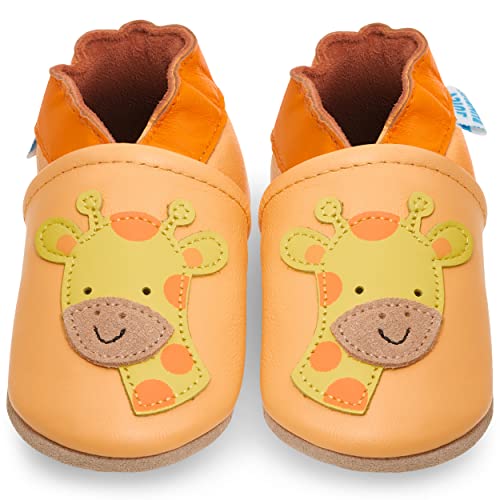 Juicy Bumbles Lauflernschuhe Mädchen Krabbelschuhe Baby Hausschuhe Babyschuhe 2-3 Jahre Giraffe von Juicy Bumbles