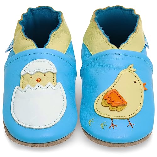 Juicy Bumbles Lauflernschuhe Jungen Krabbelschuhe Babyschuhe/Küken - 0-6 Monate (Größe 19/20) von Juicy Bumbles