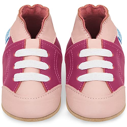 Juicy Bumbles Lauflernschuhe Mädchen Krabbelschuhe Baby Hausschuhe Babyschuhe 2-3 Jahre Rosa Turnschuhe von Juicy Bumbles