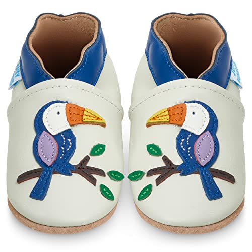 Juicy Bumbles Lauflernschuhe Mädchen Krabbelschuhe Babyschuhe/Tukan 2-3 Jahre (Größe 26) von Juicy Bumbles