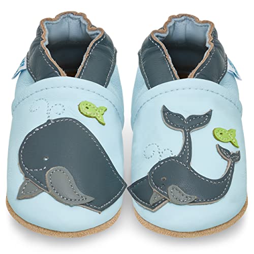 Juicy Bumbles Lauflernschuhe Jungen Krabbelschuhe Baby Schuhe 6-12 Monate Wal-Familie von Juicy Bumbles