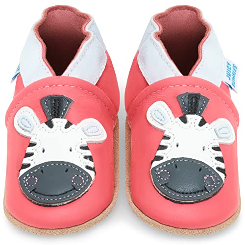 Juicy Bumbles Lauflernschuhe Krabbelschuhe Babyschuhe/Zebra - 0-6 Monate (Größe 19/20) von Juicy Bumbles