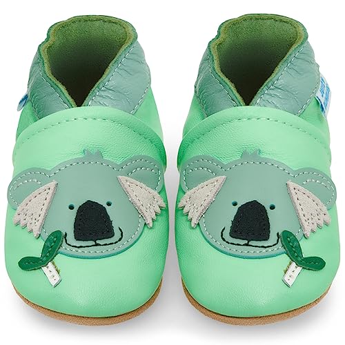 Juicy Bumbles Lauflernschuhe Mädchen Krabbelschuhe Babyschuhe/Koala - 0-6 Monate (Größe 19/20) von Juicy Bumbles