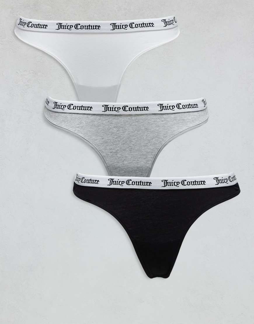 Juicy Couture - 3er-Pack Tangas in verschiedenen Farben-Bunt von Juicy Couture
