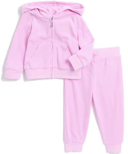 Juicy Couture Baby-Mädchen 2pc Jog Jogging-Set, Mehrfarbig/Meereswellen (Ocean Tides), 24M US von Juicy Couture
