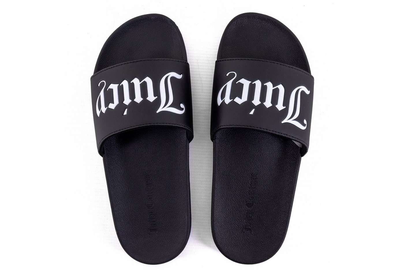 Juicy Couture Badelatschen Juicy Couture Patti Slider Badepantolette vorgeformtes Fußbett von Juicy Couture