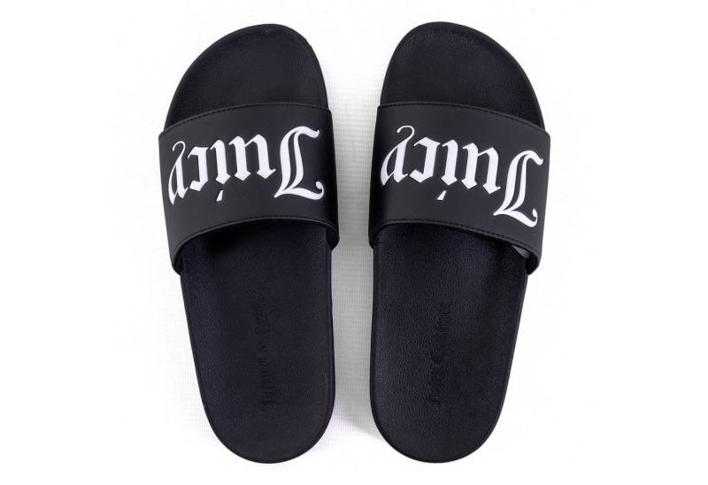 Juicy Couture Badelatschen Juicy Couture Patti Slider Badepantolette vorgeformtes Fußbett von Juicy Couture