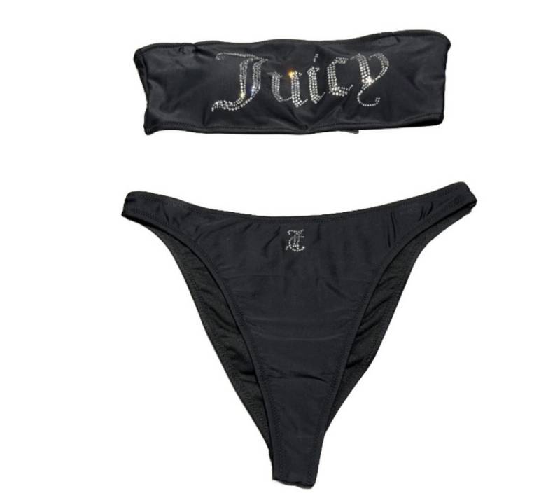 Juicy Couture Bandeau-Bikini Melodie String Bikini with Metal Juicy Couture Bandeau-Bikini Melodie String Bikini with Metal von Juicy Couture