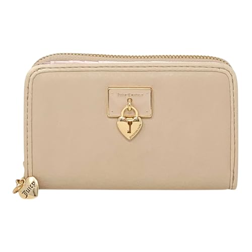 Juicy Couture Damen Geldbörse mit mehreren Fächern, Rollender Sandstein, Einheitsgröße, Faltbare Brieftasche Juicy Couture Damen Geldbörse mit mehreren Fächern, Rollender Sandstein, Einheitsgröße, Faltbare Brieftasche von Juicy Couture