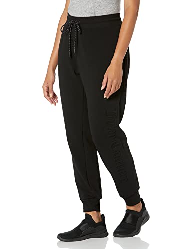 Juicy Couture Damen Jogginghose mit Kult-Logo Trainingshose, Saftig Schwarz, Groß von Juicy Couture