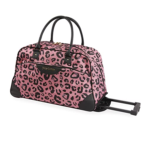 Juicy Couture Damen Libra Rolling Duffel, pink Leopard, Juicy Couture Damen Rolltasche Libra von Juicy Couture