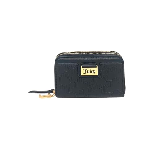 Juicy Couture Damen Medium Double Zip Around Wallet, Miss Juicy Lakritz, Einheitsgröße, Modern von Juicy Couture