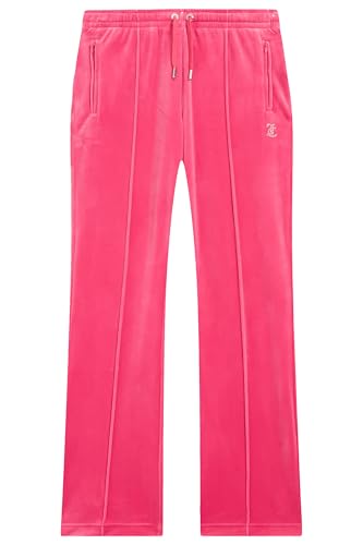 Juicy Couture Damen Tina Track Pants samtige Sweathose Trainingshose mit Kordelzug Jogger für Sport Freizeit Fitness in versch. Farben Lässige Hose, HOT PINK, L Juicy Couture Damen Tina Track Pants samtige Sweathose Trainingshose mit Kordelzug Jogger für Sport Freizeit Fitness in versch. Farben Lässige Hose, HOT PINK, L von Juicy Couture