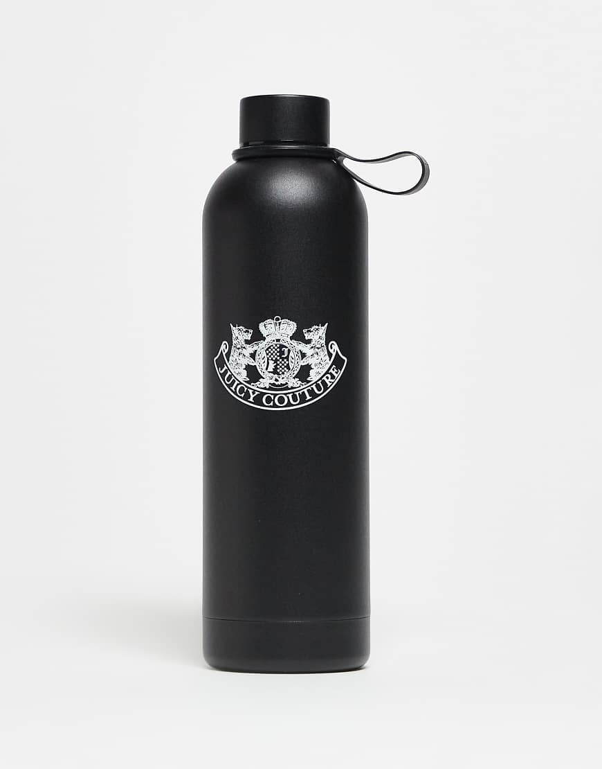 Juicy Couture - Flasche in Schwarz mit Wappenlogo-Rosa von Juicy Couture
