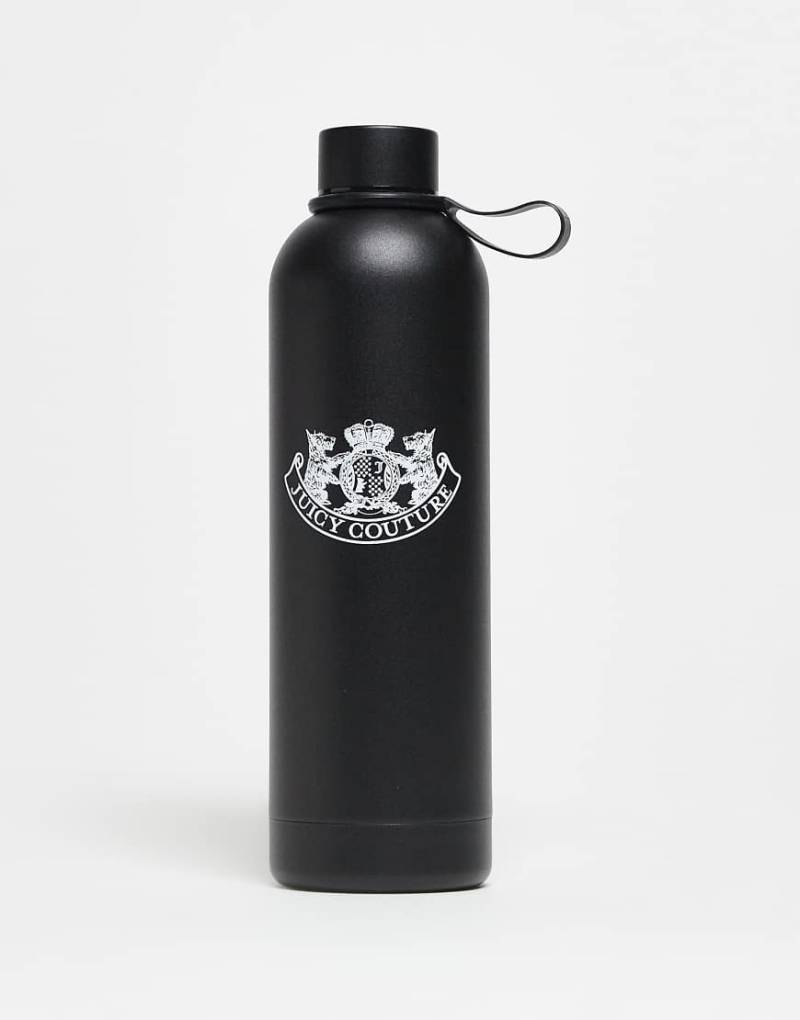 Juicy Couture - Flasche in Schwarz mit Wappenlogo-Rosa von Juicy Couture
