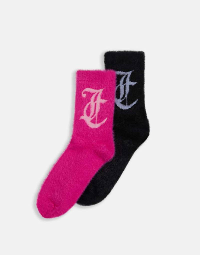 Juicy Couture - Flauschige Socken in Rosa von Juicy Couture