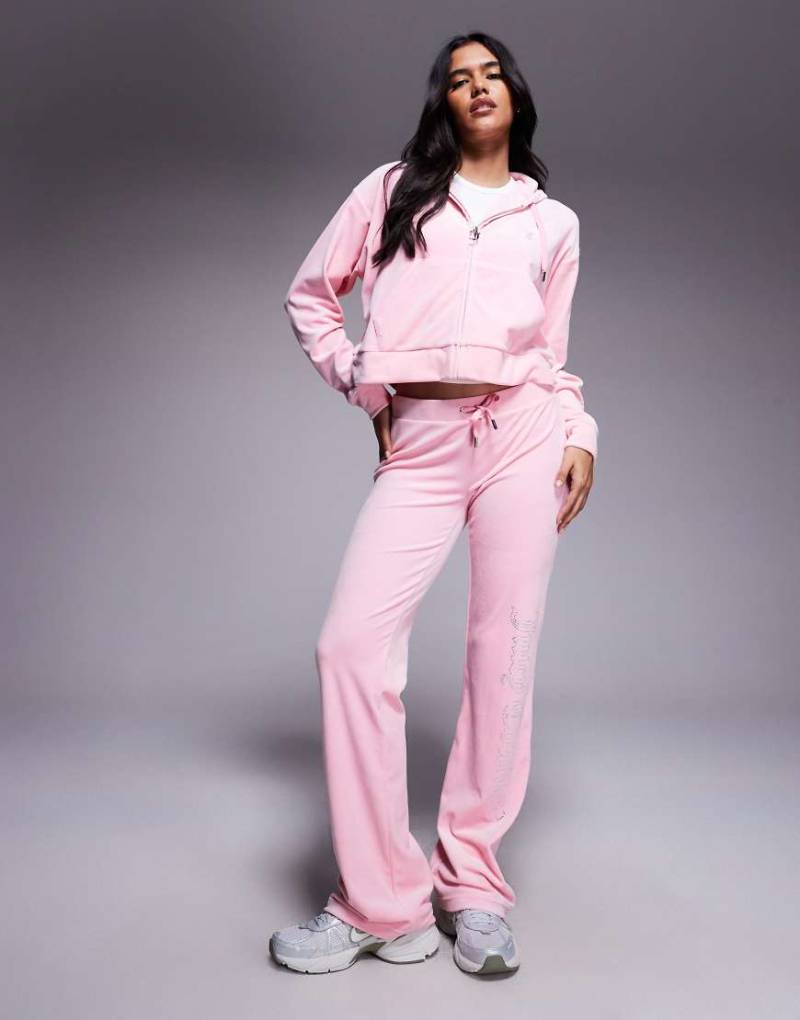 Juicy Couture - Jogginghose aus Velours in Juicy-Rosa, Kombiteil von Juicy Couture
