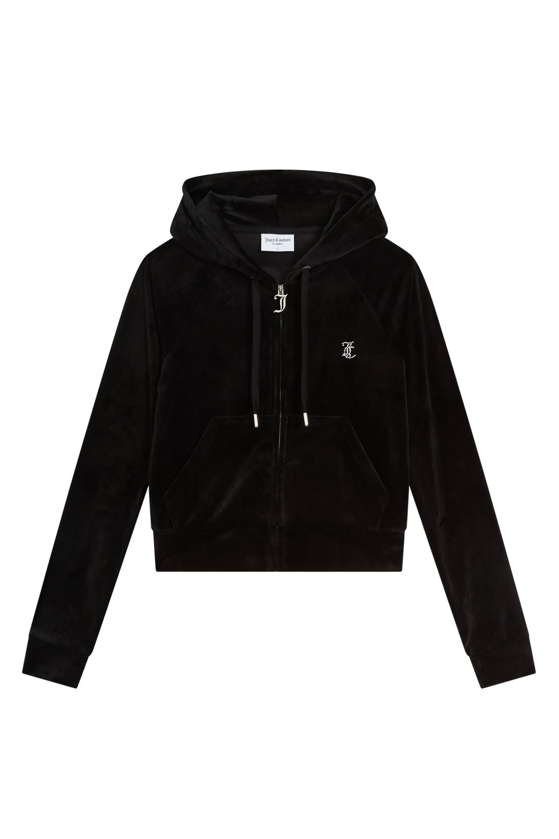 Juicy Couture Kapuzennickijacke "MADISON HOODIE Damen", mit Kapuze, Trainingsjacke Damen, Sweatjacke mit Kapuze, Velour, mit Glitzer, Sale Juicy Couture Kapuzennickijacke "MADISON HOODIE Damen", mit Kapuze, Trainingsjacke Damen, Sweatjacke mit Kapuze, Velour, mit Glitzer, Sale von Juicy Couture