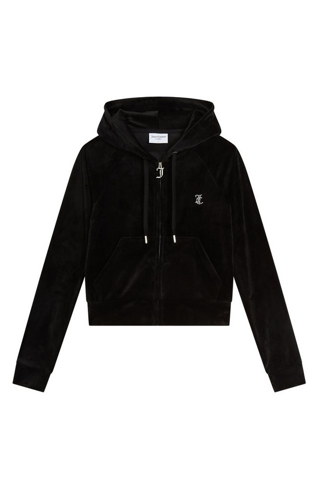 Juicy Couture Kapuzennickijacke MADISON HOODIE Damen Trainingsjacke Damen, Sweatjacke mit Kapuze, Velour, mit Glitzer, Sale Juicy Couture Kapuzennickijacke MADISON HOODIE Damen Trainingsjacke Damen, Sweatjacke mit Kapuze, Velour, mit Glitzer, Sale von Juicy Couture