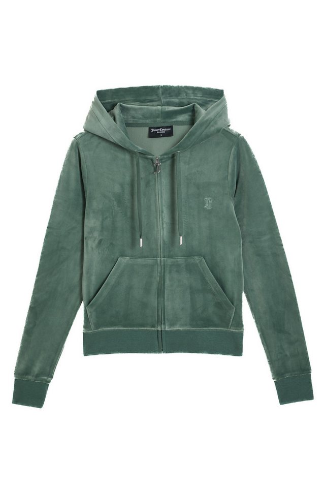 Juicy Couture Kapuzennickijacke ROBERTSON HOODIE . Damen Trainingsjacke Damen, Sweatjacke mit Kapuze, Velour, mit Glitzer, Sale von Juicy Couture