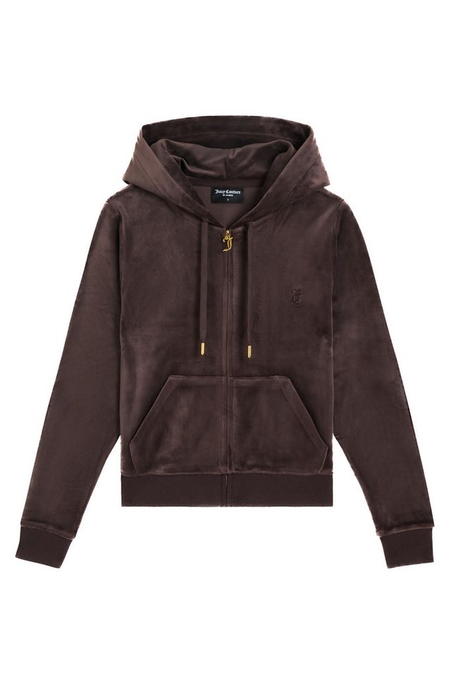 Juicy Couture Kapuzennickijacke ROBERTSON HOODIE GOLD HARDWARE Damen Trainingsjacke Damen, Sweatjacke mit Kapuze, Velour, mit Glitzer, Sale Juicy Couture Kapuzennickijacke ROBERTSON HOODIE GOLD HARDWARE Damen Trainingsjacke Damen, Sweatjacke mit Kapuze, Velour, mit Glitzer, Sale von Juicy Couture