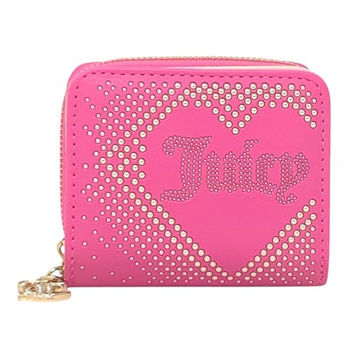Juicy Couture Kleine Geldbörse mit umlaufendem Reißverschluss für Damen, Lovely Day Juicy Pink Juicy Couture Kleine Geldbörse mit umlaufendem Reißverschluss für Damen, Lovely Day Juicy Pink von Juicy Couture