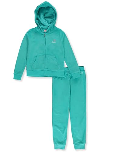 Juicy Couture Mädchen 2pc Jog Jogging-Set, Cj Aqua, 8/10 von Juicy Couture