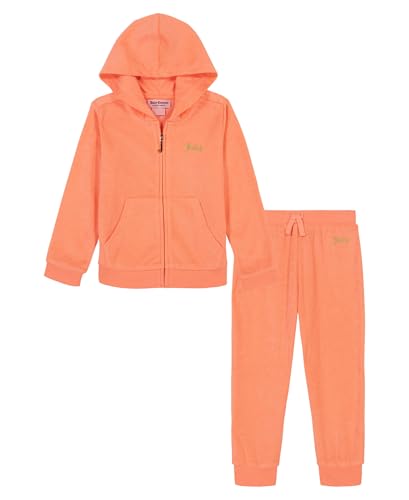 Juicy Couture Mädchen 2pc Jog Jogging-Set, Juicy Melon, 5 von Juicy Couture