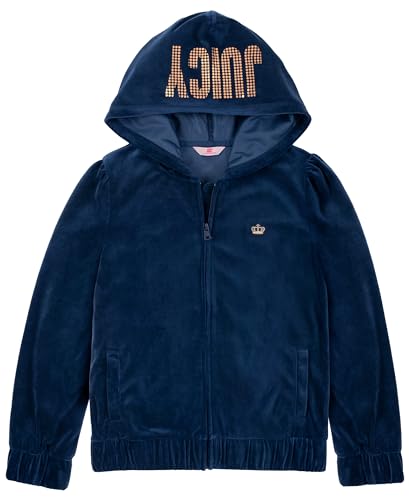 Juicy Couture Mädchen Plüsch Velours Sweatshirt, Atlantis/Full Zip, 20 Plus Juicy Couture Mädchen Plüsch Velours Sweatshirt, Atlantis/Full Zip, 20 Plus von Juicy Couture