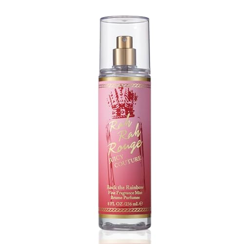 Juicy Couture - Rock The Rainbow Rah Rah Rouge Fine Fragrance Mist, Mit Noten von roter Pflaume, Mandarine, Ananas, Maiglöckchen, Jasmin und Pfingstrose sowie abschließenden Noten von Vanille, 236ml Juicy Couture - Rock The Rainbow Rah Rah Rouge Fine Fragrance Mist, Mit Noten von roter Pflaume, Mandarine, Ananas, Maiglöckchen, Jasmin und Pfingstrose sowie abschließenden Noten von Vanille, 236ml von Juicy Couture