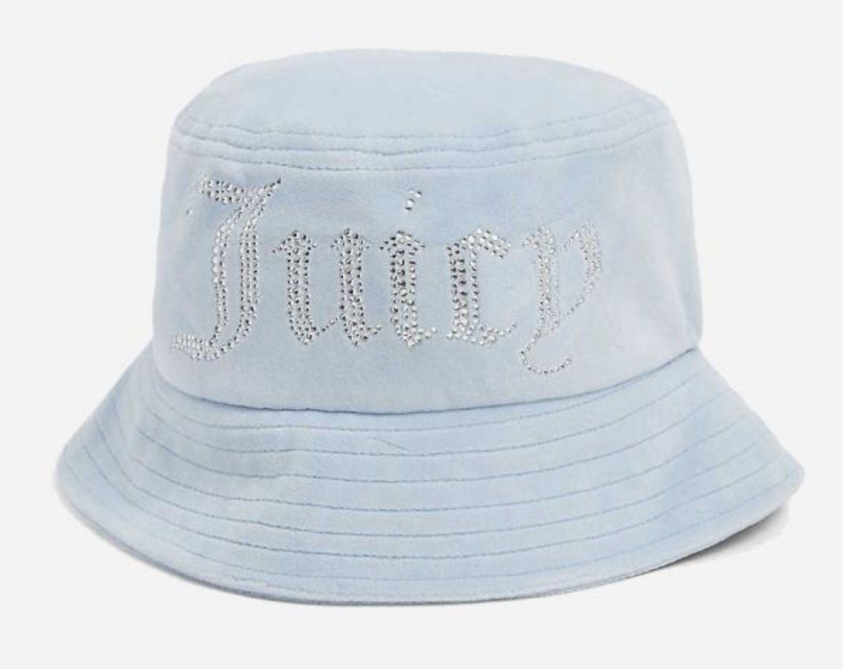 Juicy Couture Schlapphut VELOUR BUCKET with Diamonds von Juicy Couture