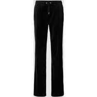 Juicy Couture Straight Fit Sweatpants mit Label-Detail Modell 'TINA' in Black, Größe L von Juicy Couture