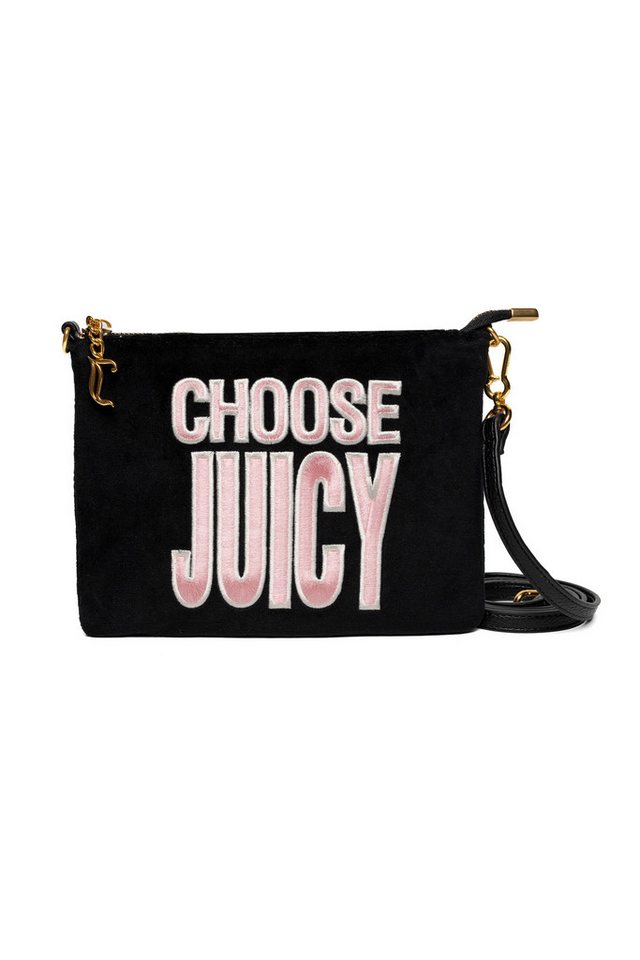 Juicy Couture Schultertasche ELLA FLAT POUCH Damen, Schultertasche Damen, Mini Bag, Handtasche, Fashion, Lifestyle, Sale von Juicy Couture