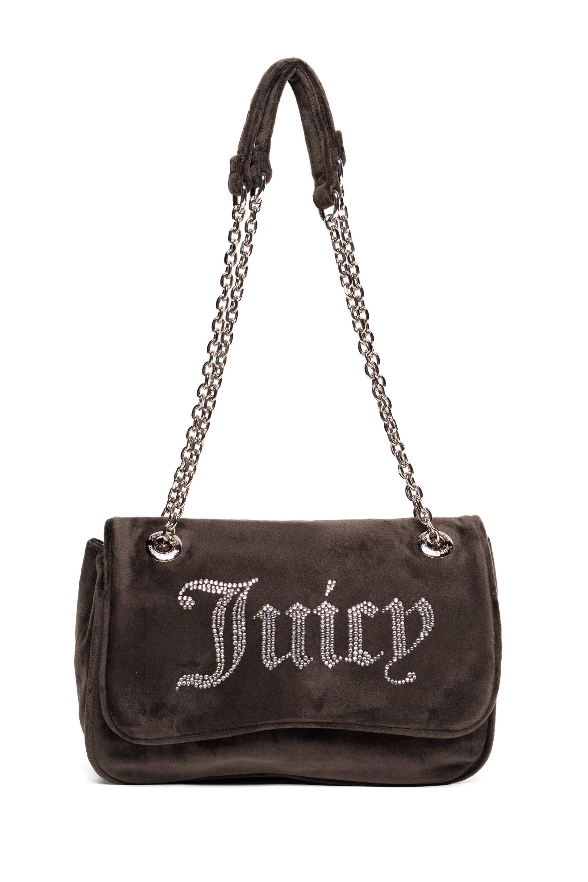 Juicy Couture Schultertasche "KIMBERLY CROSSBODY WITH FLA Damen" Schultertasche Damen, Mini Bag, Handtasche, Fashion, Lifestyle, Sale von Juicy Couture