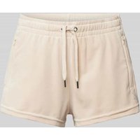 Juicy Couture Shorts mit Reißverschlusstaschen Modell 'TAMIA' in Beige, Größe L von Juicy Couture