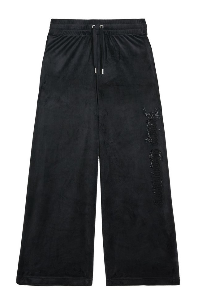 Juicy Couture Sweathose CHEVIOT CUFFED VELOUR JOGGER Damen Trainingshose Damen, Sweathose, Velour, Jogginghose mit Glitzer, Sale von Juicy Couture